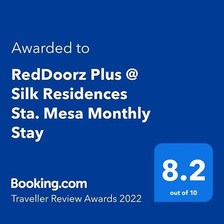 Reddoorz Plus @ Silk Residences Sta. Mesa Monthly Stay Маніла Екстер'єр фото